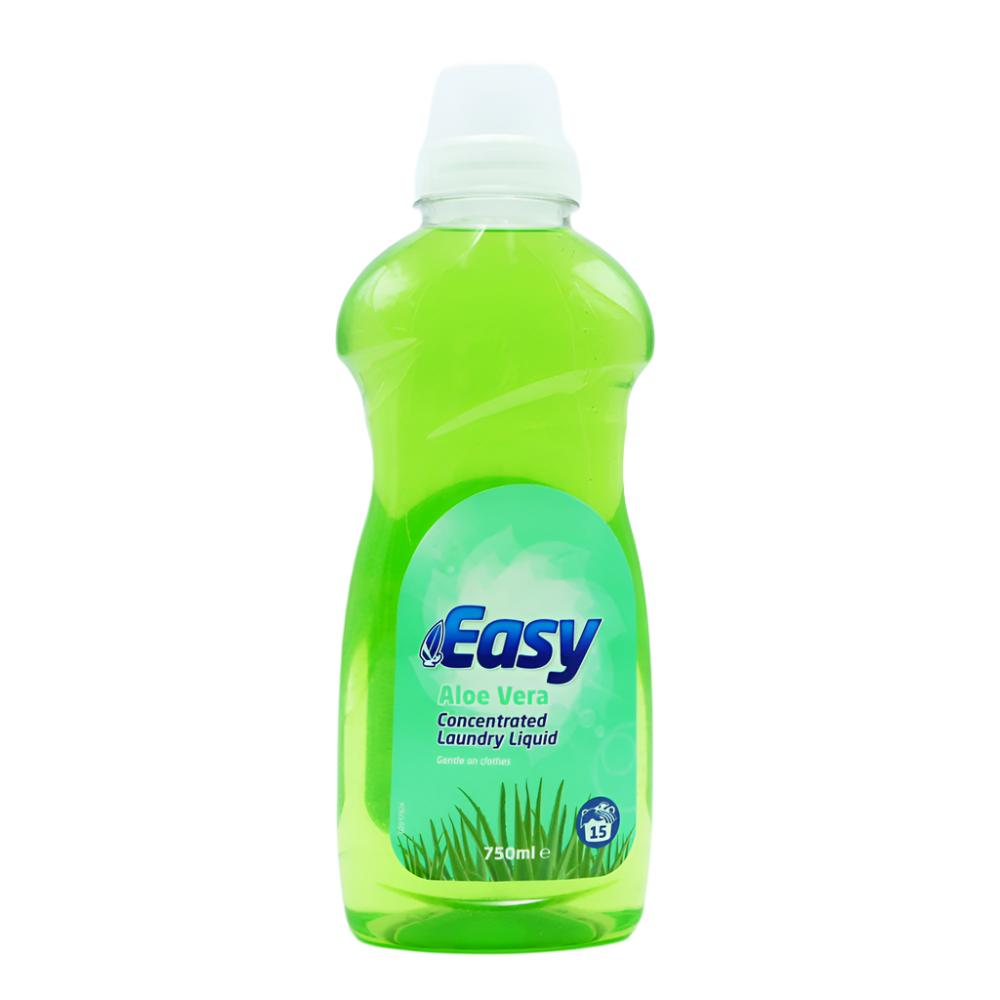 Best 8 x Easy Aloe Vera Concentrated Laundry Liquid 750ml | High Quality Cleaning Product Online - Product Image Best 8 x Easy Aloe Vera Concentrated Laundry Liquid 750ml | High Quality Cleaning Product Online - Product Image